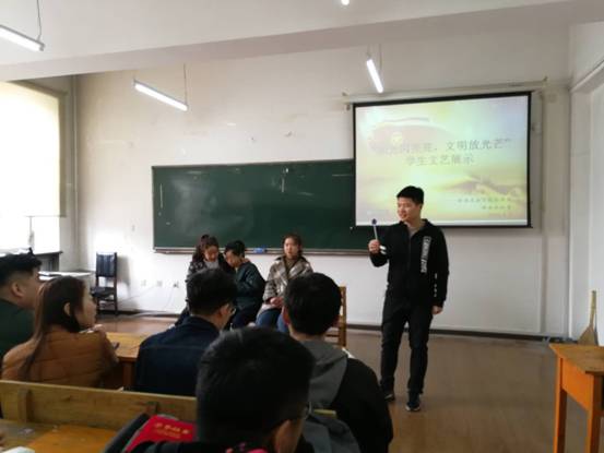 基础文明创建月系列活动之五bat365中文官方网站举办文艺展示比赛