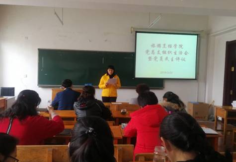 bat365中文官方网站党总支召开2018年度党总支组织生活会暨党员民主评议大会