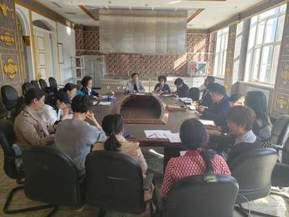 bat365中文官方网站召开学院例会暨“不忘初心、牢记使命”主题教育学习会